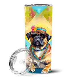 Cane Corso Hippie Dawg Stainless Steel Skinny Tumbler Vacuum Double Walled Reusable Insulated Tumbler Travel Cup for Coffee Cocktails Gift with L