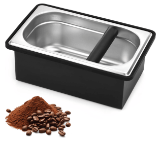 PSFC36 Home Coffee Powder Box Coffee Powder Bucket Coffee Powder Dumping Box 27*16.5*10.5cm Coffee Powder Box SUS Coffee Powder Bucket Coffee pow (PSFC36: PSFC36)