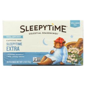 Celestial Seasonings Sleepytime Herbal Tea Caffeine Free - 20 Tea Bags - Case Of 6 (Default: Default)